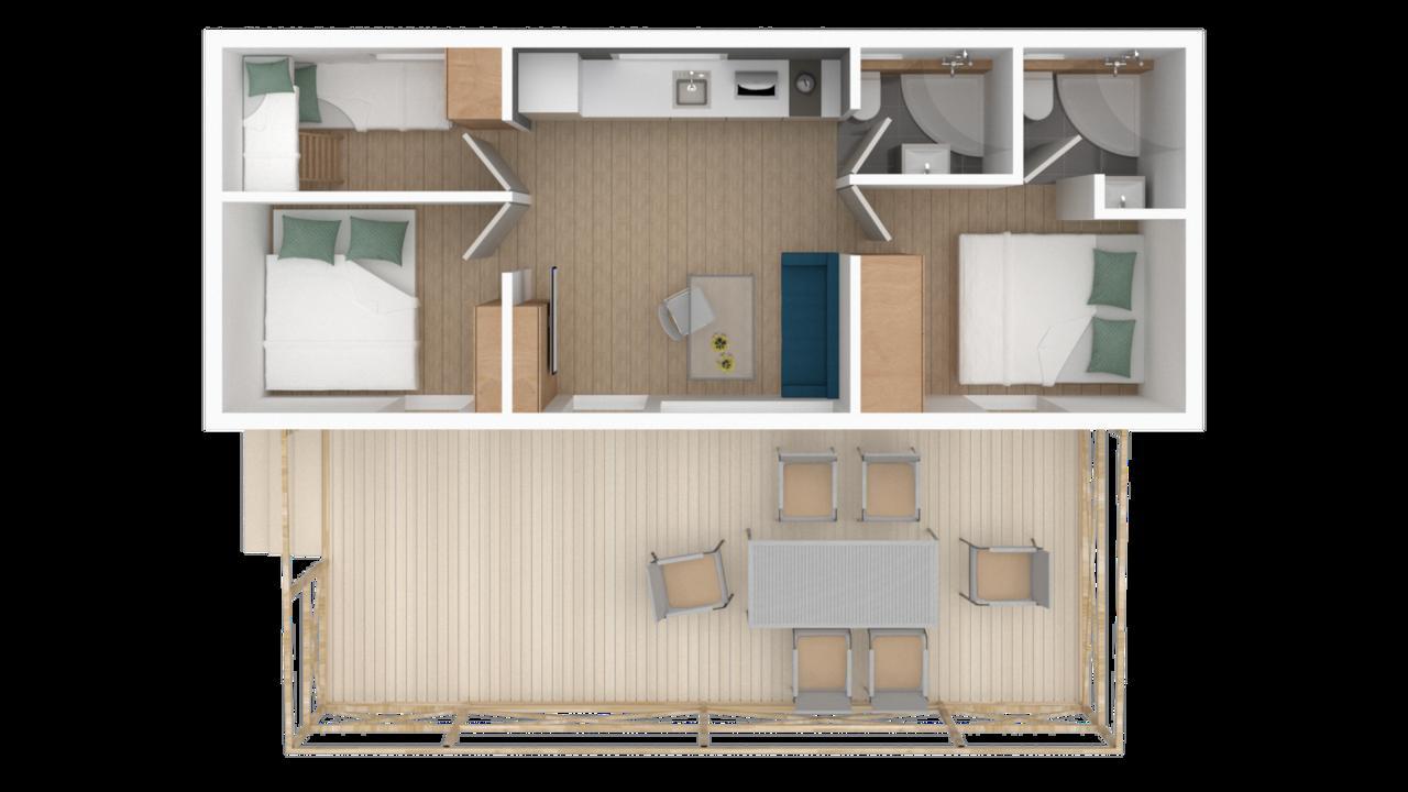 Mediteran Travel Mobile Homes Solaris ブロダリツァ 部屋 写真